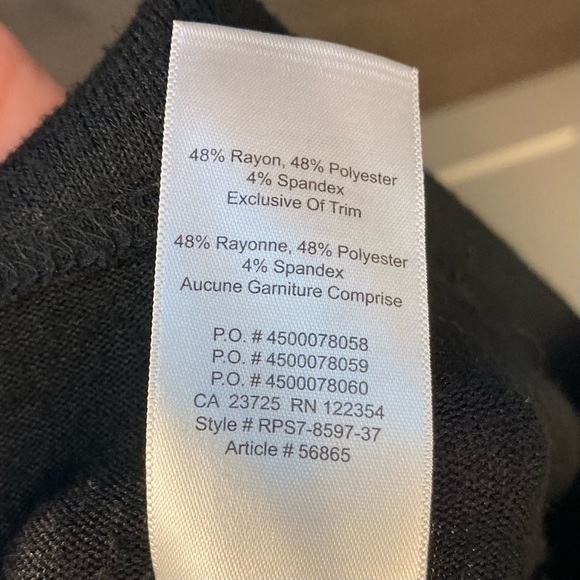 WILFRED FREE Sz  XS Aritzia A-line 3/4 Sleeves Oversized Tunic - Picture 2 of 5